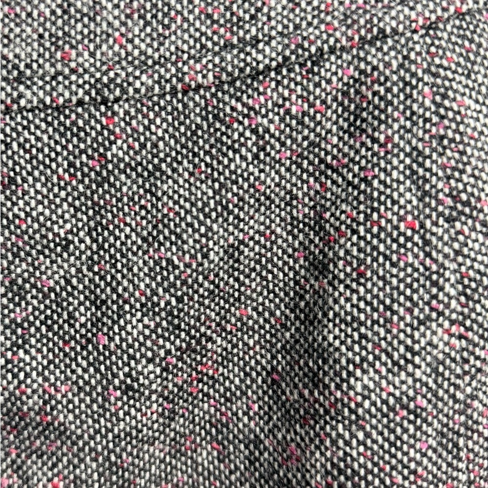 Talbots Size 6 Gray and Pink Tweed A-Line Skirt - Picture 7 of 15
